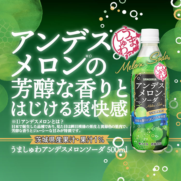 うましゅわアンデスメロンソーダ