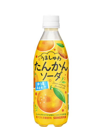うましゅわたんかんソーダ 500mlペット