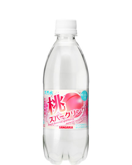 天然水 桃スパークリング 500mlペット